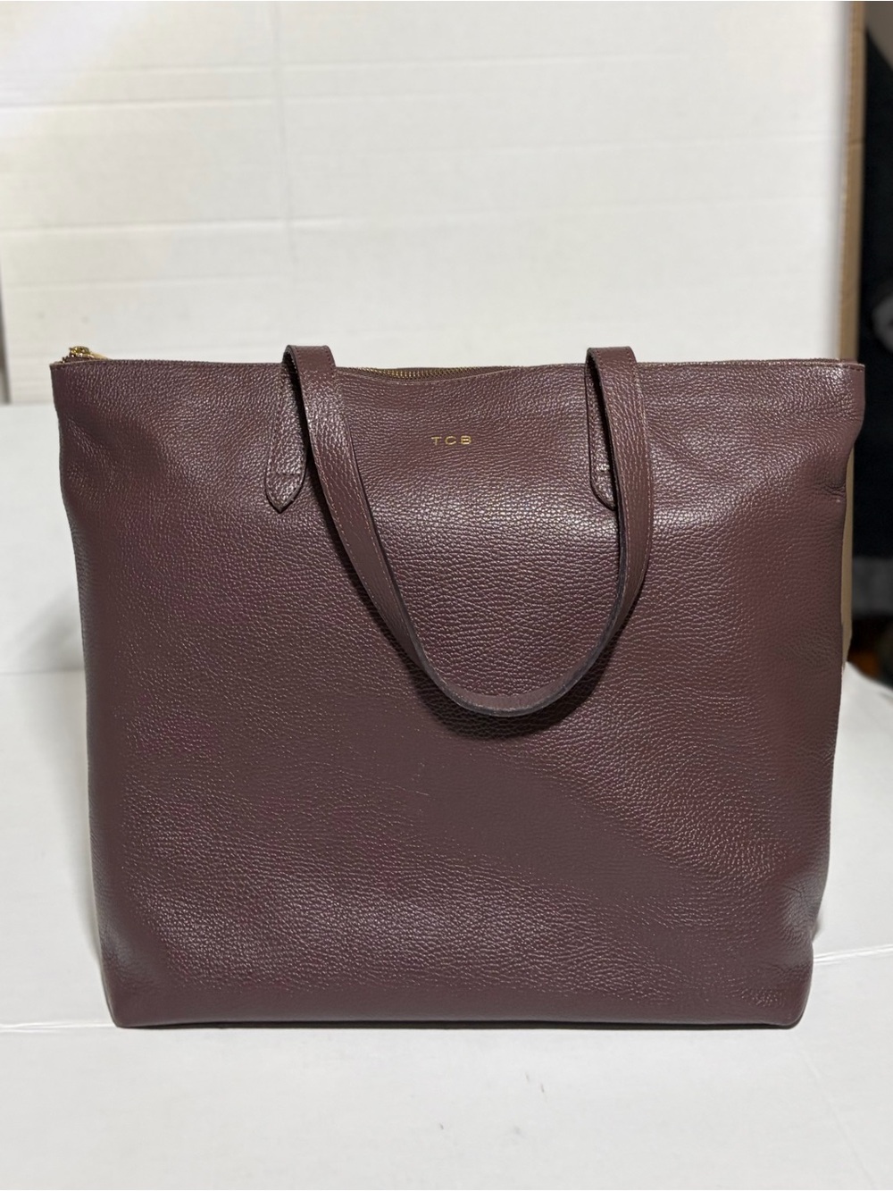 Cuyana Leather Tote Bag